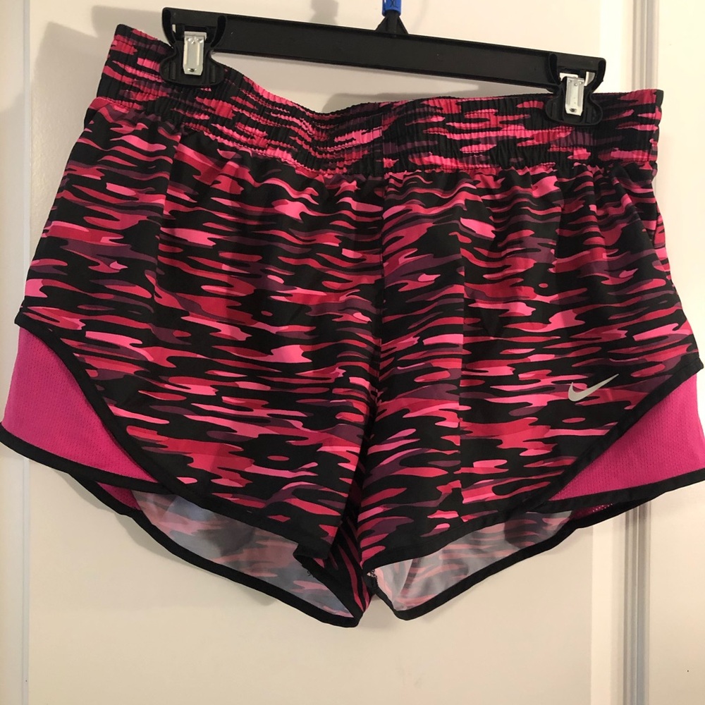 Nike Pink Camo Running Shorts